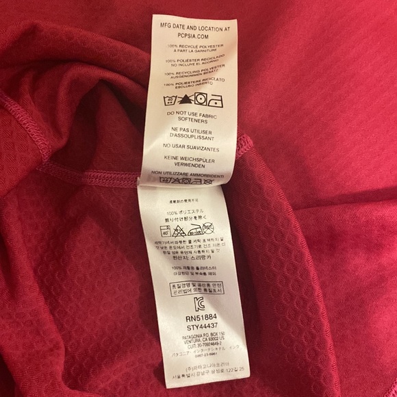 Patagonia Women's Capilene® Midweight Crew Pink Size Medium - Picture 7 of 7